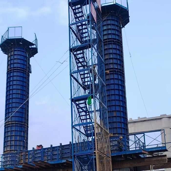 Steel Frame Concrete Column Circle Column Concrete Mould for ...