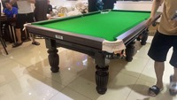 Prix d'Usine Table de Billard de 9 Pieds en Bois Massif et Marbre, Table de Pool À Vendre