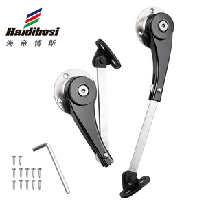 Free Stop Pull Rod For Cabinet Flip <b>Down</b> Doors Zinc Alloy Minimalist Design Easy Installation - Product Image 3