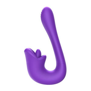 Explosões transfronteiriças Lambendo a Língua Feminina Vibrador Marido Esposa Flirt Adulto Sexo Massagem USB Recarregável À Prova D' Água - Product Image 6