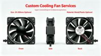 Vente directe d'usine, ventilateur de refroidissement sans balais DC 120 mm 12038, 12 V, 24 V, 48 V, ventilateur de refroidissement silencieux à flux axial