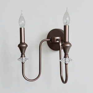 Applique murale moderne en cristal LED pour la <span class=keywords><strong>maison</strong></span>, lampe murale de chevet, applique murale en fer pour salle de bain, couloir, chambre à coucher, hôtel, applique murale pour la <span class=keywords><strong>maison</strong></span> - Product Image 4