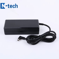 Adaptateur de bureau 24V 6A 136W pour système de traitement numérique professionnel de films, studio, système de sécurité NVR avec prise DIN 4 broches UL CE