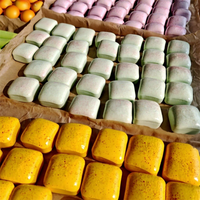 Jouet Squishy Mochi Style Japonais en PU, à Remontée Lente, Doux à Presser, en Forme de Petit Pain Grillé, Pain au Beurre, Aliment Squishy