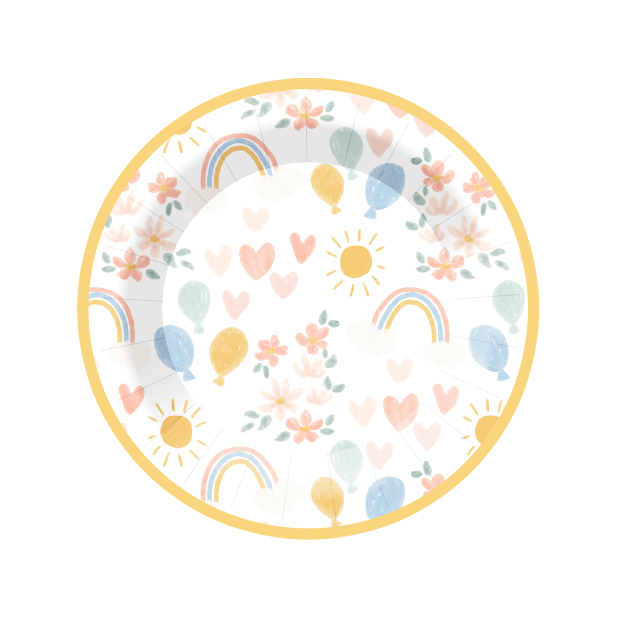 Assiette de 9 pouces -8