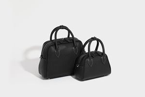 Design Boston Handbag Versatile Casual Work Clothing <b>Bag</b> Zipper Fashionable Waterproof PU Material Crossbody Tanjing - Product Image 6