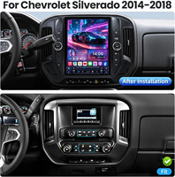 Autoradio 8 cœurs 64 Go Plug and Play pour Chevrolet Silverado GMC Sierra 2014-2018, CarPlay sans fil, GPS, Bluetooth, stéréo
