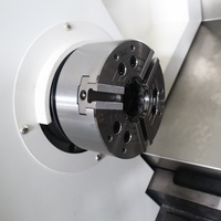 Tour CNC à grande vitesse TCK25Y à 4 axes, centre de tournage horizontal à banc incliné avec fonctions de fraisage et de perçage