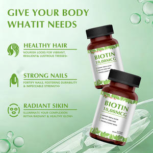 Capsules de biotine Clean-Label - Sans excipients, soutien pour les cheveux, les ongles et la peau, enregistré par la <span class=keywords><strong>FDA</strong></span> - Product Image 4