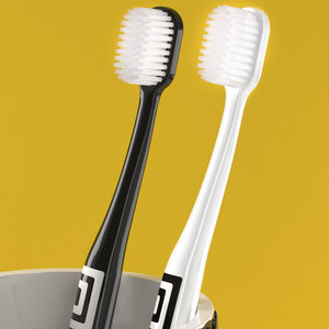 Brosse à dents Banner pour adultes, tête large, poils souples, nettoyage manuel, soin des gencives - Product Image 3