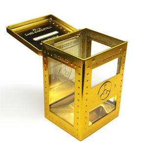 Hot Sale Nice Metal Recycle Packaging Square Ballot Box Oem Customized Easy Open Lid Coin <strong>Bank</strong> Money <strong>Tin</strong> - Product Image 5