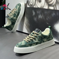 Nouvelles tendances estivales : baskets plateforme pour hommes, chaussures de course décontractées à lacets, confortables, en toile, style marche