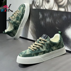Nouvelles tendances estivales : baskets plateforme pour hommes, chaussures de course décontractées à lacets, confortables, en toile, style marche - Product Image 4