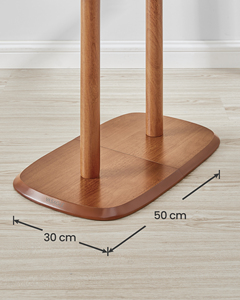 <span class=keywords><strong>VASAGLE</strong></span> facile montaggio appendiabiti in legno per la casa appendiabiti a forma di albero multi-funzionale appendiabiti con mensola - Product Image 6