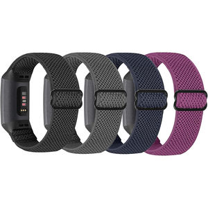 Bracelet de remplacement élastique réglable en nylon souple pour <span class=keywords><strong>Fitbit</strong></span> <span class=keywords><strong>Charge</strong></span> <span class=keywords><strong>4</strong></span> sangles/<span class=keywords><strong>Fitbit</strong></span> <span class=keywords><strong>Charge</strong></span> 3 sangles - Product Image 1