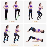 Bandes de résistance en Latex, 2 pièces de haute qualité, Logo personnalisé, pour la gymnastique et l'entraînement à domicile