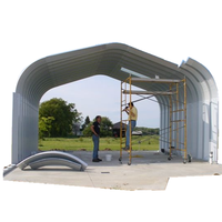 Bâtiment en acier, hangar Quonset, garage et structure en arche, bâtiments métalliques, maison à toit métallique Quonset, atelier à toit métallique à jointement par vis