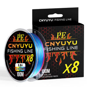 สายเบ็ดตกปลาถัก KEKAXI Strong 4 8x Strands สีน้ำ PE 100 ปอนด์ 80 ปอนด์ ไนลอน/ไฟเบอร์ - Product Image 6