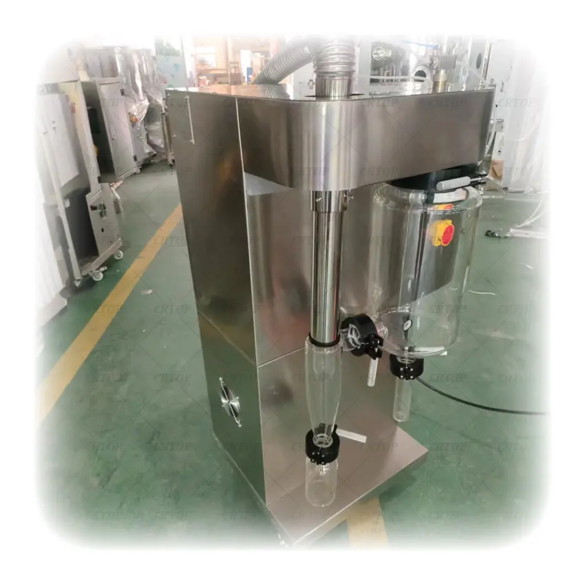 Spreyli kurutucu makine organik Solvent endüstriyel büyük spreyli kurutucu makine yüksek basınç pompası için spreyli kurutucu