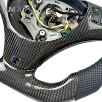 Usine en gros LED cuir perforé fibre de carbone M Performance sport volant pour BMW série 3 E90 E91 E92 E93 voiture