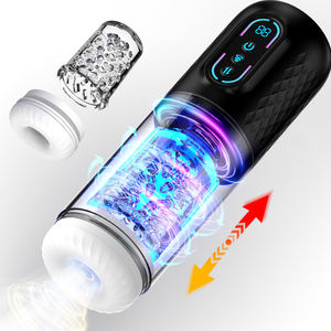 Ergonomischer Hochgeschwindigkeits-Stoß-<span class=keywords><strong>Masturbator</strong></span> für Männer mit Kolben-Saugfunktion 2,5 KG Gewicht 70dB Geräusch Lebensechte und Weiche Spielzeuge - Product Image 3