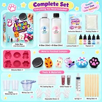 DIY Buat Sendiri Kit Squishies Taba Karet Silikon Lembut Cetakan Keju Bentuk Cakar Kucing Hamster Perlengkapan Dekorasi Kreatif untuk Anak Perempuan dan Laki-laki