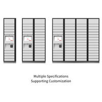 Casier de livraison de colis extérieur, casiers à colis pour la dernière mile, armoire de stockage en libre-service 24h/24 pour la livraison par coursier
