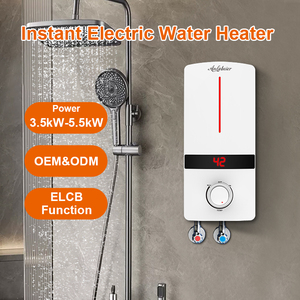 Calentador de agua instantáneo de pared para baño, marca Anlabeier, 220V 4kW, tamaño mini, IPX4 a prueba de agua, directo de fábrica. - Product Image 6