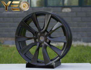 Rines de Aleación Forjada de Primera Calidad, 19x9.5, 1 Pieza, 5x114.3, CB64.1, Negro Semi Mate, para Tesla Model Y y Xiaomi SU7 - Product Image 2
