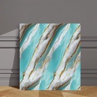 Autocollants muraux en vinyle imprimables personnalisés, autocollants muraux 3D géométriques, papier peint auto-adhésif 30x30cm pour chambre d'enfant, salon, chambre à coucher, décoration de la maison