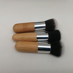 Angnbest — brosse de <span class=keywords><strong>maquillage</strong></span> fait à la main, outils de beauté, manche en bambou, meilleur accessoire pour fond de teint kabuki, <span class=keywords><strong>2021</strong></span> - Product Image 3