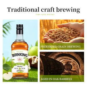 공장 가격 BIRNKING 애플 맛 위스키 24% ABV 70cl 병 사용자 정의 OEM/ODM 대량 공급 - Product Image 5