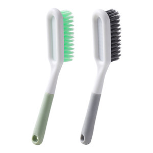 Brosse à chaussures à poils en nylon, outil de nettoyage doux pour éliminer les taches, poignée en plastique multifonctionnelle, 3 pièces - Product Image 3