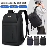Sac à dos de voyage léger et étanche pour homme, antivol, personnalisé, pour ordinateur portable, idéal pour les affaires - Grande Vente