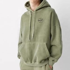 Custom Men's <strong>Clothing</strong> Washed Distressed Pullover Wash Blank Faded Hoodie Sweatshirt Coats Oversized Hoodies for Men - Product Image 6