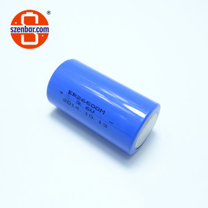 Baterías primarias lisoci2 3,6 V CC tamaño 15Ah ER261020 batería de litio para AMI - Product Image 1