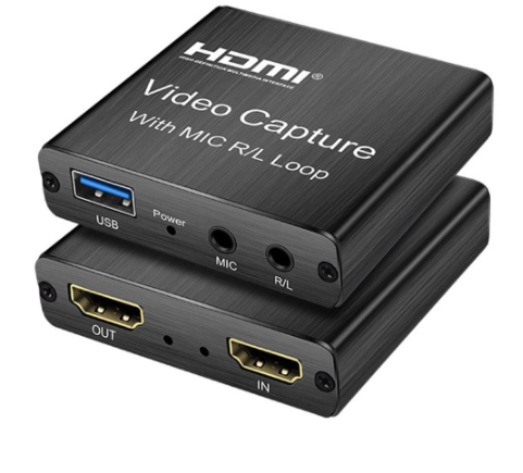 4K HDMI Video Capture Card 1080p Board Game Capture Card USB 2.0 Recorder Box Device for Live Streaming Video Recording Loop Out Is in Promotion