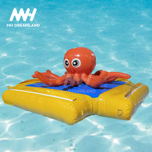 <span class=keywords><strong>Inflatable</strong></span> PVC bạch tuộc nền tảng Bouncer dưới nước Công Viên Nước cá heo trượt nước cho ngoài trời biển sử dụng - Product Image 2
