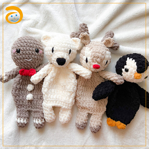 Recién llegado, muñecas musulmanas de ganchillo hechas a mano, <span class=keywords><strong>muñeca</strong></span> de Animal de ganchillo, <span class=keywords><strong>muñeca</strong></span> de punto súper suave - Product Image 2