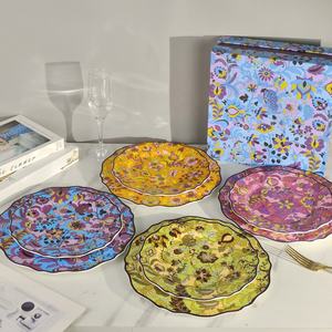 Ventes en gros de services à vaisselle en porcelaine de style européen et de grands plats de présentation en porcelaine osseuse de luxe - Product Image 1