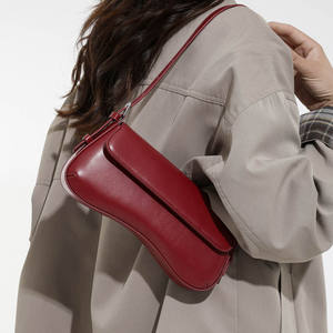 กระเป๋าพลิกเปิดสไตล์มินิมอลแบบฝรั่งเศสสำหรับผู้หญิง กระเป๋าถือยอดนิยมอเนกประสงค์พร้อมดีไซน์รูปทรงขนมปัง - Product Image 4