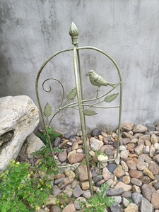 Treillis pliant en <span class=keywords><strong>fer</strong></span> <span class=keywords><strong>forgé</strong></span> de style français <span class=keywords><strong>pour</strong></span> la décoration des cours et balcons de villas, <span class=keywords><strong>support</strong></span> de fleurs <span class=keywords><strong>pour</strong></span> jardinage extérieur - Product Image 6