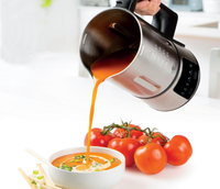 Robot culinaire Mokkom en acier inoxydable, appareil de cuisine, mélangeur, pâte à smoothie