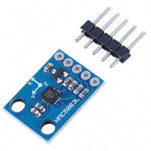 Nhà Máy ba trục từ trường cảm biến điện tử cảm biến la bàn <span class=keywords><strong>GY</strong></span>-273 3V-5V HMC5883L cho ardui - Product Image 2