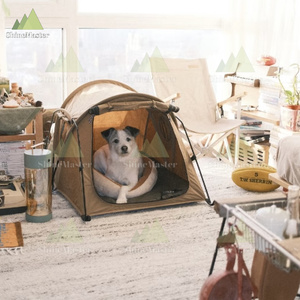 ShineMaster Portable Pop up Pet Tentes Maison, Toile Lavable Pet <span class=keywords><strong>Tipi</strong></span> Chien Chat <span class=keywords><strong>Lit</strong></span> Avec Tapis - Product Image 3