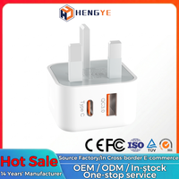 Adaptateur PD 20w Usb Type c Charge rapide EU US UK Plug Cargadores Para Celular Wall Charger