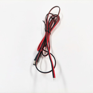 DC5521 prise mâle <span class=keywords><strong>2G</strong></span> 0.5MM2 câble d'alimentation fil rouge et noir à l'extrémité dénudée 1 m - Product Image 5