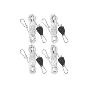 <span class=keywords><strong>Corde</strong></span> de tente de plein air avec poulie pour sécuriser les piquets de sol, boucle intégrée réglable, <span class=keywords><strong>corde</strong></span> réfléchissante et résistante au vent - Product Image 1