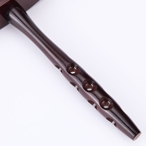 Brosse à poussière pour le cou de <span class=keywords><strong>coiffeur</strong></span> professionnel, polyvalente pour le nettoyage du visage et l'élimination des cheveux cassés, manche en bois - Product Image 3