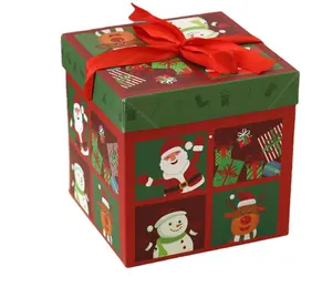 크리스마스 선물 상자 크리스마스 장식 선물 상자 휴일 장면 장식 장식품